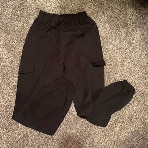 SHEIN Black Cargo-Type Pants